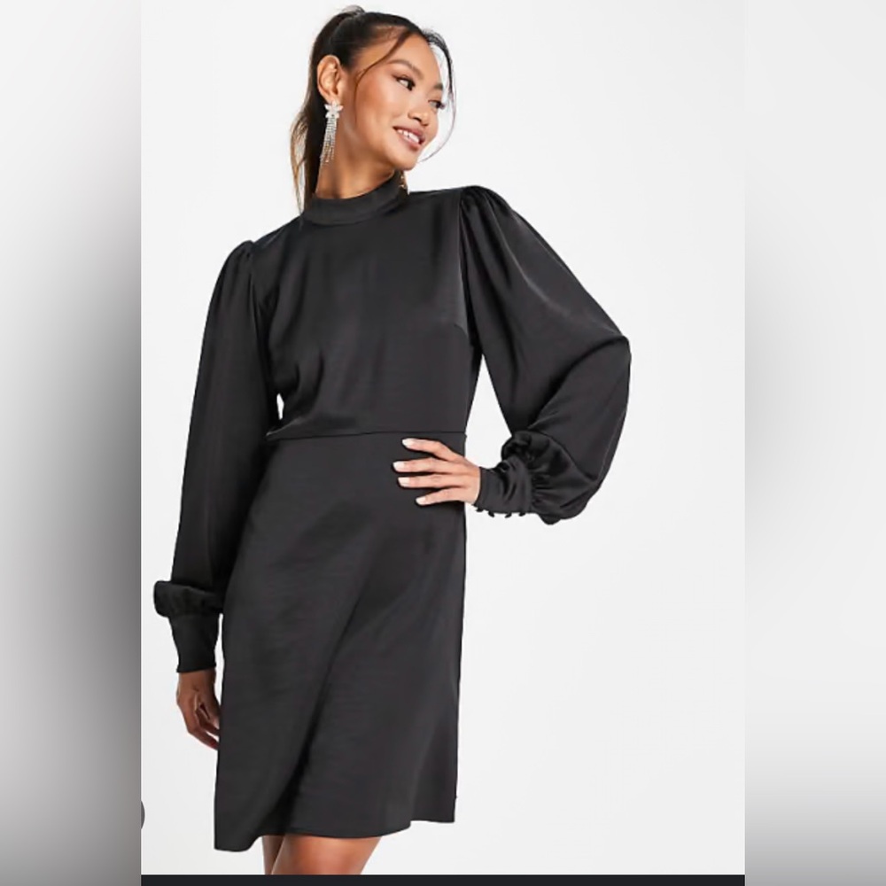 NWL EXPRESS size L Elegant Black Women's Dress